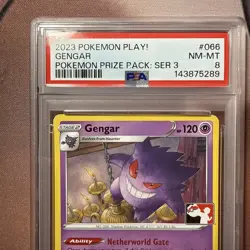 PSA 8 - Gengar 066/196 Prize Pack Series: 3 Pokemon Play! Graded Card - Image 3