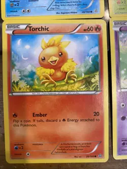 Pokemon 2015 Primal Clash 4 Cute Cards Spheal Lotad Torchic Nidoran - Image 3