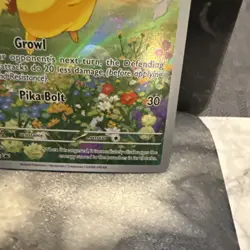 Pokemon Pikachu Full Art Promo Holo 004/004 Sm0 Pikachu's New Friends Basic Card - Image 4