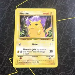 Pikachu 87/130 - Base Set 2 - WoTC Pokemon Card - Pokemon TCG - Image 1