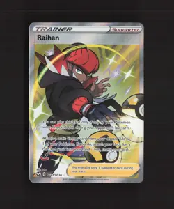 Raihan TG27/TG30 Silver Tempest Full Art Ultra Rare Holo Pokemon Card NM - Image 1