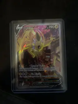 Jolteon v SWSH183 Pokemon TCG Sword & Shield Holo Black Star Promo Card NM - Image 1