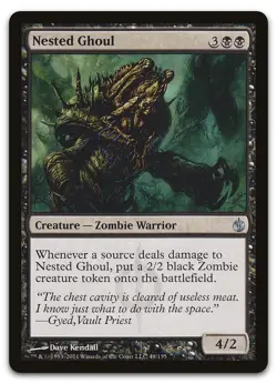 Nested Ghoul #48 (NM) Mirrodin Besieged MBS Magic MTG - Image 1