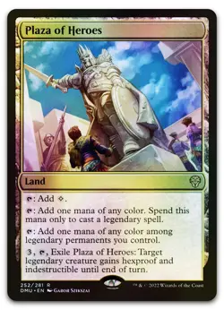 Plaza of Heroes #252 (Foil) (NM) Dominaria United DMU Magic MTG - Image 1