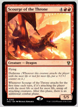 Scourge of the Throne 0160 Non Foil Rare Murders at Karlov Manor MTG Near Mint - Image 1