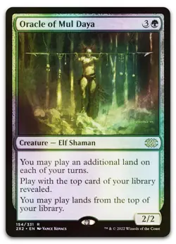 Oracle of Mul Daya #154 (Foil) (NM) Double Masters 2022 2X2 Magic MTG - Image 1