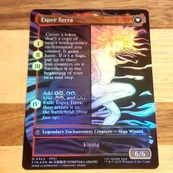 1x Terra, Magical Adept, Borderless Art Foil - 0323, Final Fantasy MTG NM 001 - Image 2