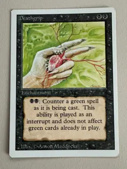 Deathgrip - MTG - REVISED (3rd) - ENGLISCH - ©1994 NM/M Uncommon - Image 1