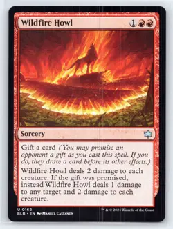 MTG NM Normal Wildfire Howl 162 U Bloomburrow - Image 1