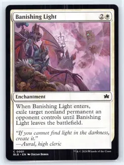 MTG NM Normal Banishing Light 1 C Bloomburrow - Image 1