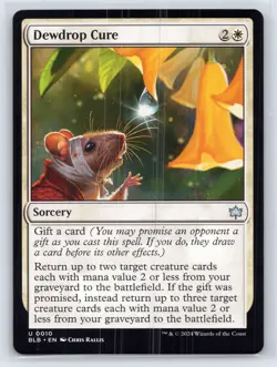 MTG NM Normal Dewdrop Cure 10 U Bloomburrow - Image 1