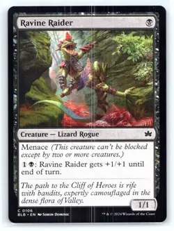 MTG NM Normal Ravine Raider 106 C Bloomburrow - Image 1
