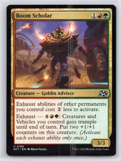 MTG NM Normal Boom Scholar 189 U Aetherdrift - Image 1