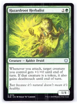 MTG NM Normal Hazardroot Herbalist 174 U Bloomburrow - Image 1