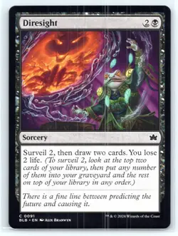 MTG NM Normal Diresight 91 C Bloomburrow - Image 1