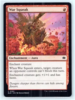 MTG NM Normal War Squeak 160 C Bloomburrow - Image 1