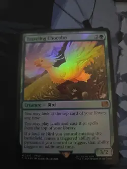 MTG Traveling Chocobo Foil Final Fantasy - Image 1