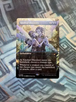 Confetti Foil Kindred Discovery Anime Borderless NM Unplayed Wilds of Eldraine - Image 2