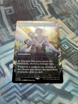 Confetti Foil Kindred Discovery Anime Borderless NM Unplayed Wilds of Eldraine - Image 3