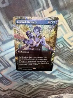 Confetti Foil Kindred Discovery Anime Borderless NM Unplayed Wilds of Eldraine - Image 4