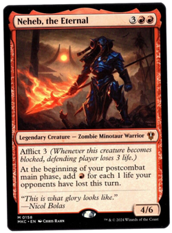 Neheb, the Eternal 0158 Non Foil Mythic Murders at Karlov Manor MTG Near Mint - Image 1