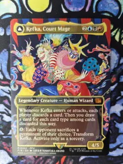 Kefka, Court Mage/Ruler of Ruin | Final Fantasy FIN | M322 Regular Borderless NM - Image 1
