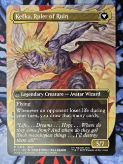 Kefka, Court Mage/Ruler of Ruin | Final Fantasy FIN | M322 Regular Borderless NM - Image 3