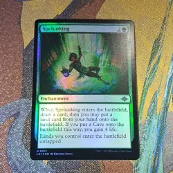 Wizards of the Coast Spelunking Enchantment Uncommon Lost Caverns Ixalan Foil G… - Image 1