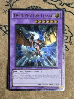 Yugioh Twin Photon Lizard ORCS-EN039 1st Edition Ultimate Rare NM - Image 1