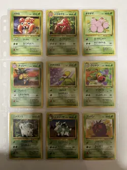 Pokemon Card COMPLETE Jungle Master Set 48/48 1999 Holo SWIRLS Japanese - Image 5