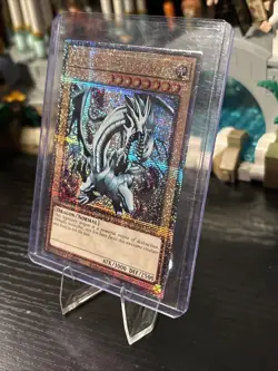 Yu-Gi-Oh! TCG Blue-Eyes White Dragon Quarter Century Secret Rare RA03-EN079 - Image 2