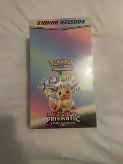 Pokemon TCG: Prismatic Evolutions Booster Bundle Display Case Factory sealed - Image 3
