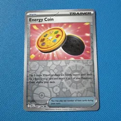 081/086 Energy Coin : (Reverse Holo) Card : SV-10.5 Black Bolt : Pokemon TCG - Image 1