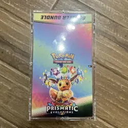 Pokemon TCG: Prismatic Evolutions Booster Bundle sealed Display Case with case - Image 4