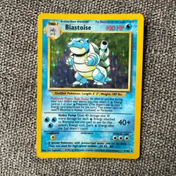 Pokemon TCG Blastoise 2/102 Base Set Holo Rare WOTC - Image 1