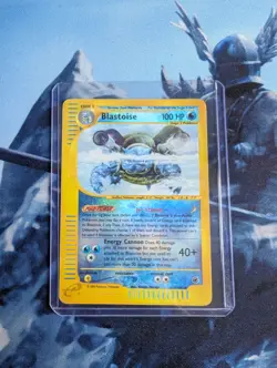 Pokemon TCG Blastoise Expedition Base Set Rev Holo Rare 4/165 - Image 1