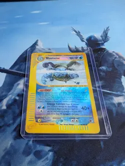 Pokemon TCG Blastoise Expedition Base Set Rev Holo Rare 4/165 - Image 2