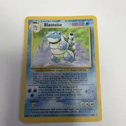 Blastoise 2/102 Holo Rare Base Set Pokemon Card LP Pokemon TCG - Image 1