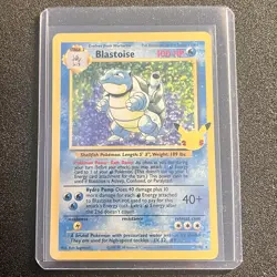 Pokemon TCG Blastoise Celebrations: Classic Collection 2/102 Holo Holo Rare - Image 1