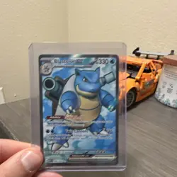 Pokemon TCG Blastoise ex Ultra Rare Holo 330 HP Sv: Scarlet & Violet 151 184/165 - Image 1