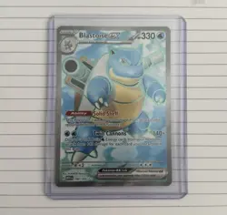 Pokemon TCG Blastoise EX Holo Ultra Rare Card Scarlet & Violet-151 184/165 - Image 1