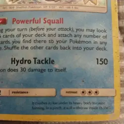 Pokemon TCG Blastoise 25/181 Cracked Ice Holo Rare Team Up - Image 5