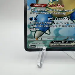 Blastoise ex 184/165 S&V 151 Ultra Rare Full Art Holo Pokemon TCG NM card - Image 3