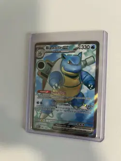 Pokemon TCG Blastoise EX Holo Ultra Rare Card Scarlet & Violet-151 184/165 - Image 2