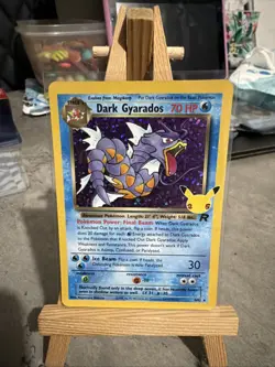 Pokemon TCG Dark Gyarados Holo Card Celebrations 25th Anniversary 8/82 - Image 1