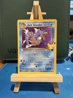 Pokemon TCG Dark Gyarados Holo Card Celebrations 25th Anniversary 8/82 - Image 1