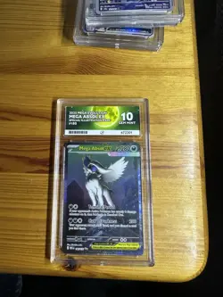 Pokemon TCG Mega Absol EX Sir 180/132 Mega Evolution Gem Mint 10 - Image 1