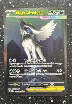 Pokemon TCG - Mega Absol EX - SIR 180/132 - Mega Evolution - NM/M: Pack fresh - Image 1
