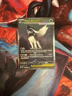 Pokemon TCG - Mega Absol EX - SIR 180/132 - Mega Evolution Pack Fresh Mint - Image 1