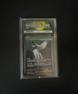 Pokemon TCG Mega Absol EX Sir 180/132 Mega Evolution ACE 10 Gem Mint - Image 1